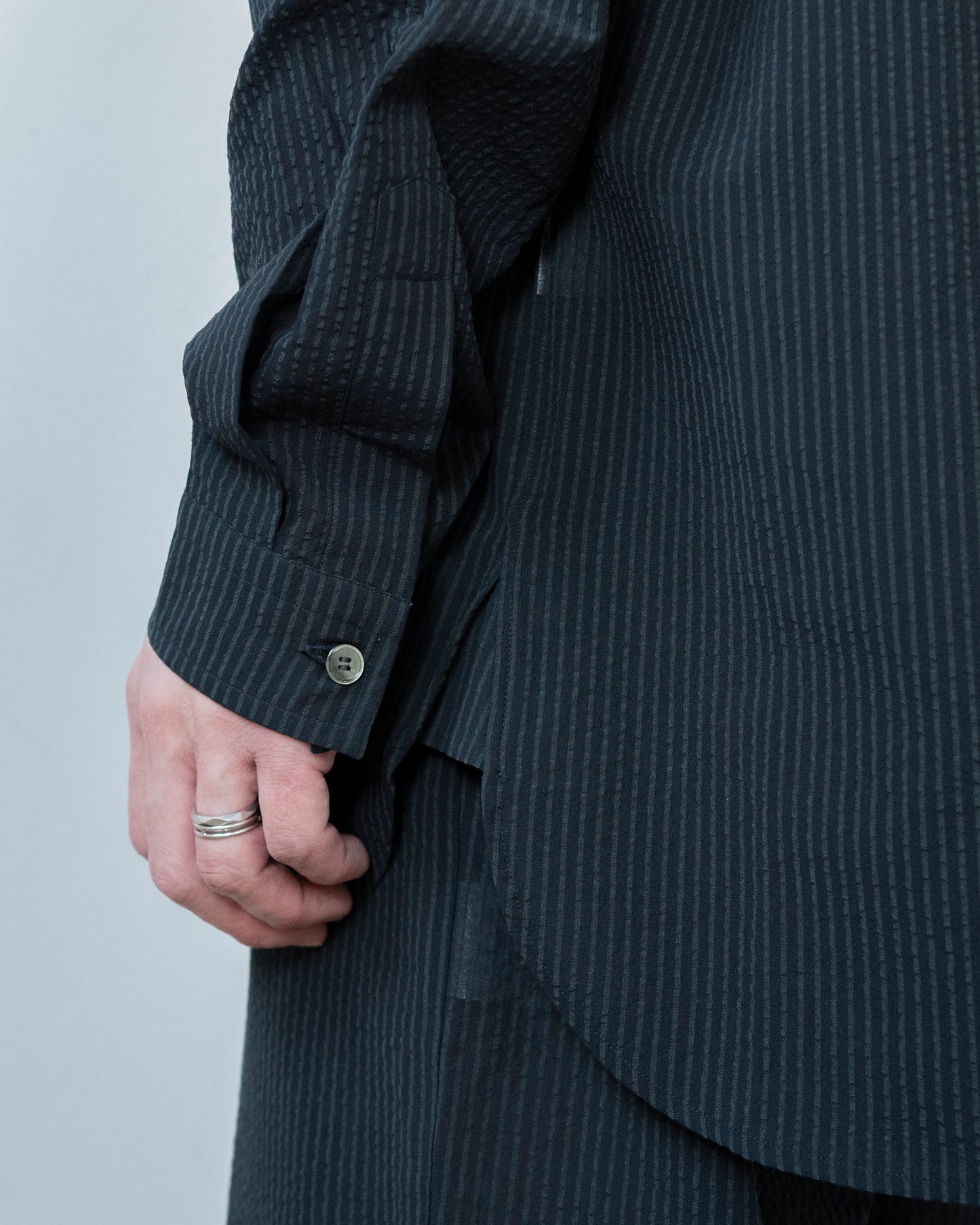 RIVERMAN OVERSHIRT / SILK SEER SUCKER