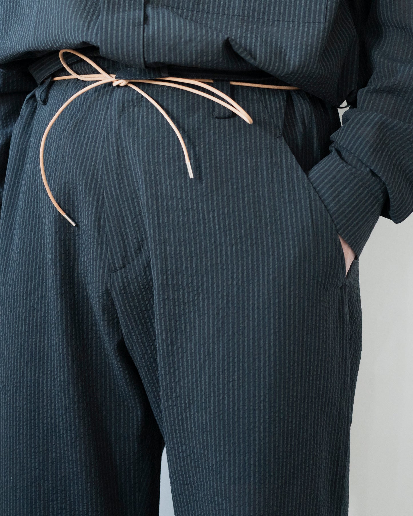 NAM OU RIVER TRIP PANTS / SILK SEER SUCKER