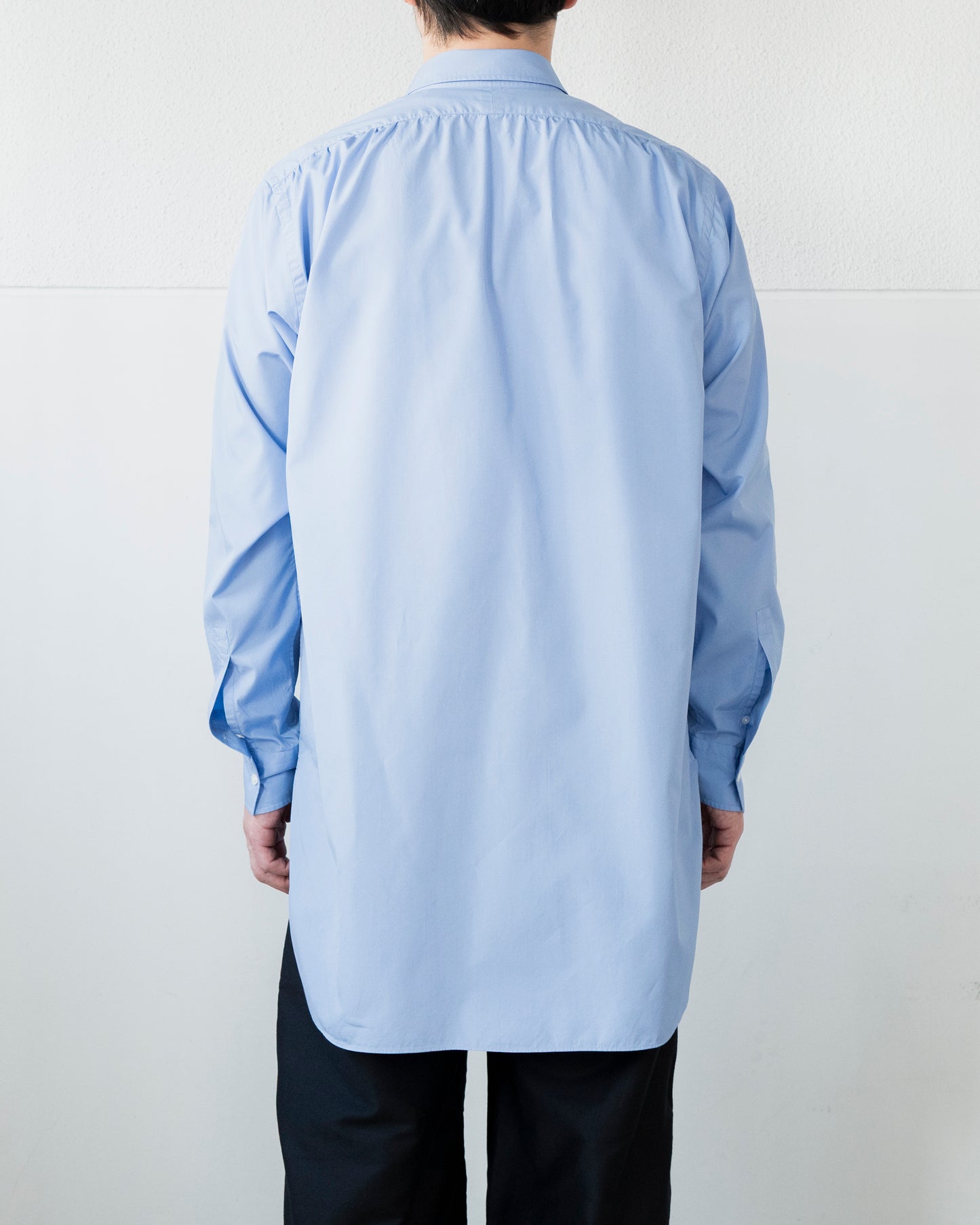 JAMES LIGHT BLUE OVER DYE COTTON SHIRT