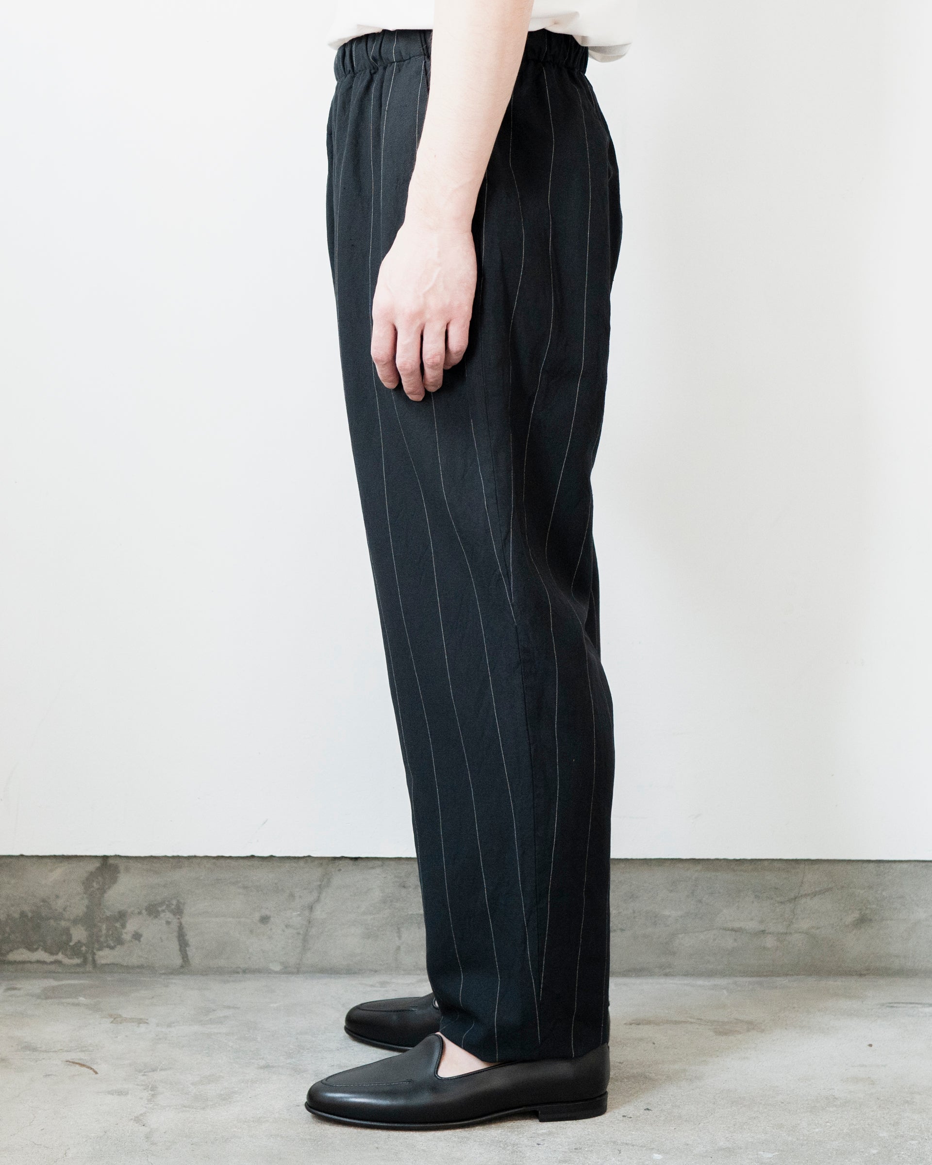 COPPER EASY LINEN STRIPE TROUSERS – STORE N