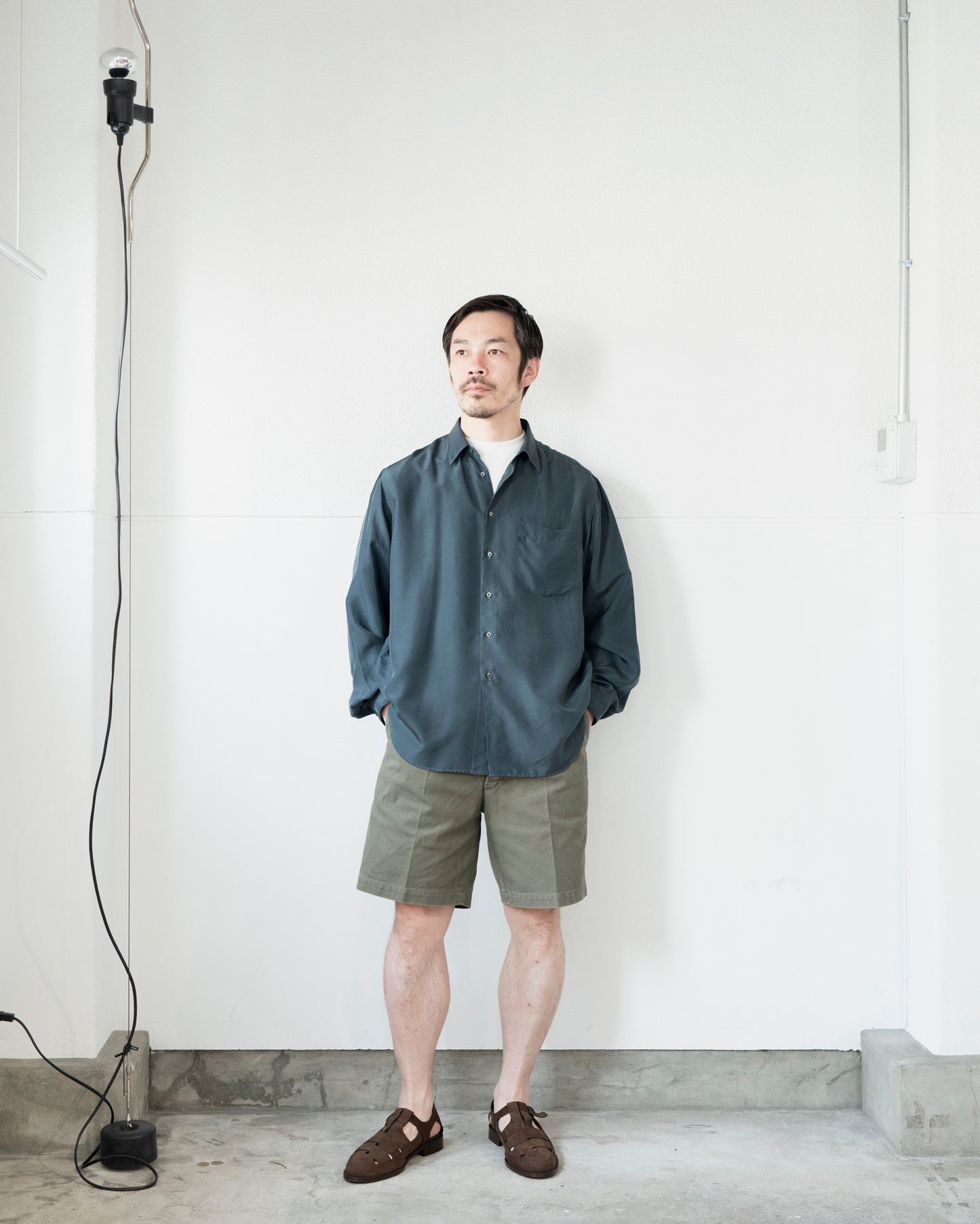 TIM COTTON OVER DYE SHORT PANTS