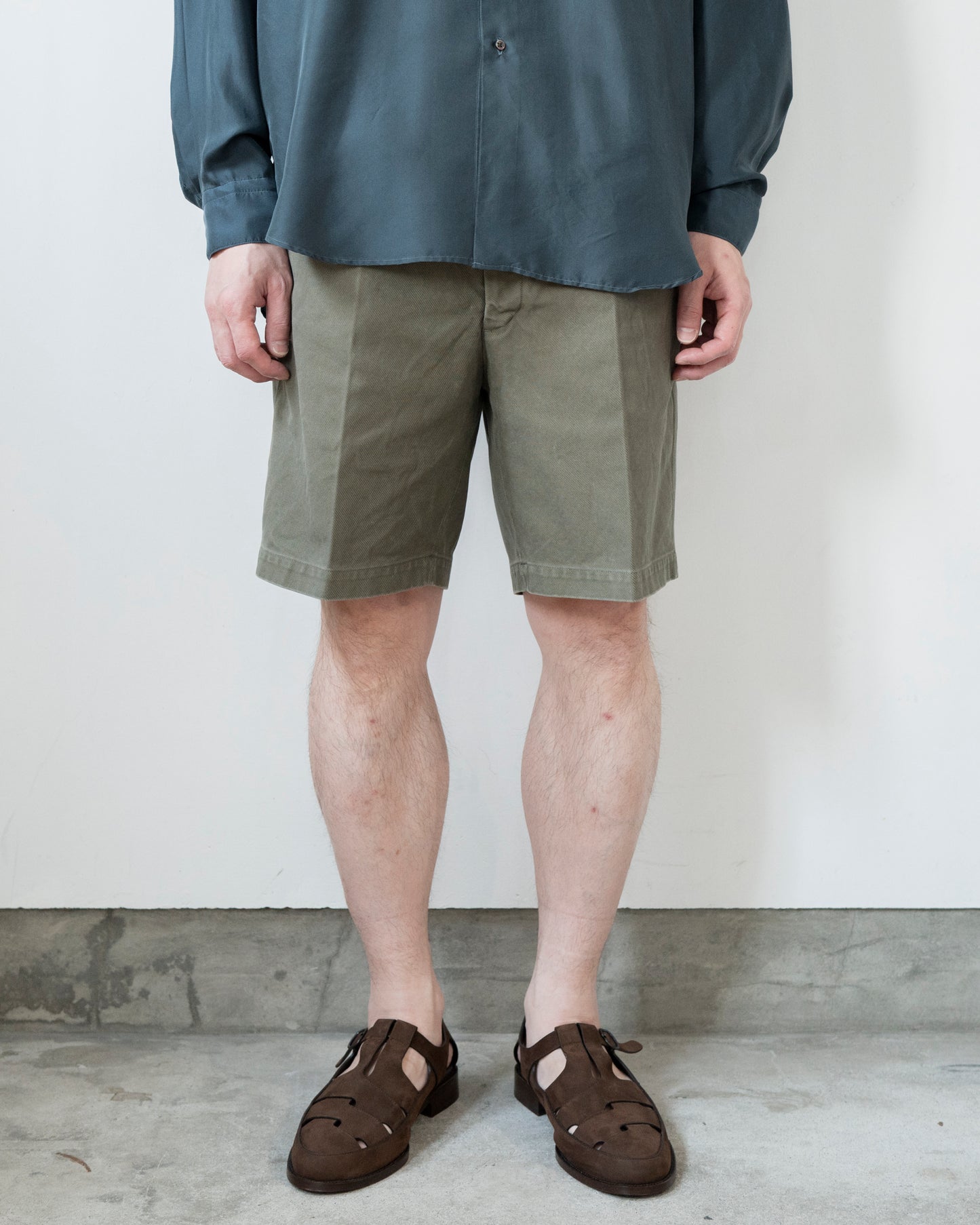 TIM COTTON OVER DYE SHORT PANTS