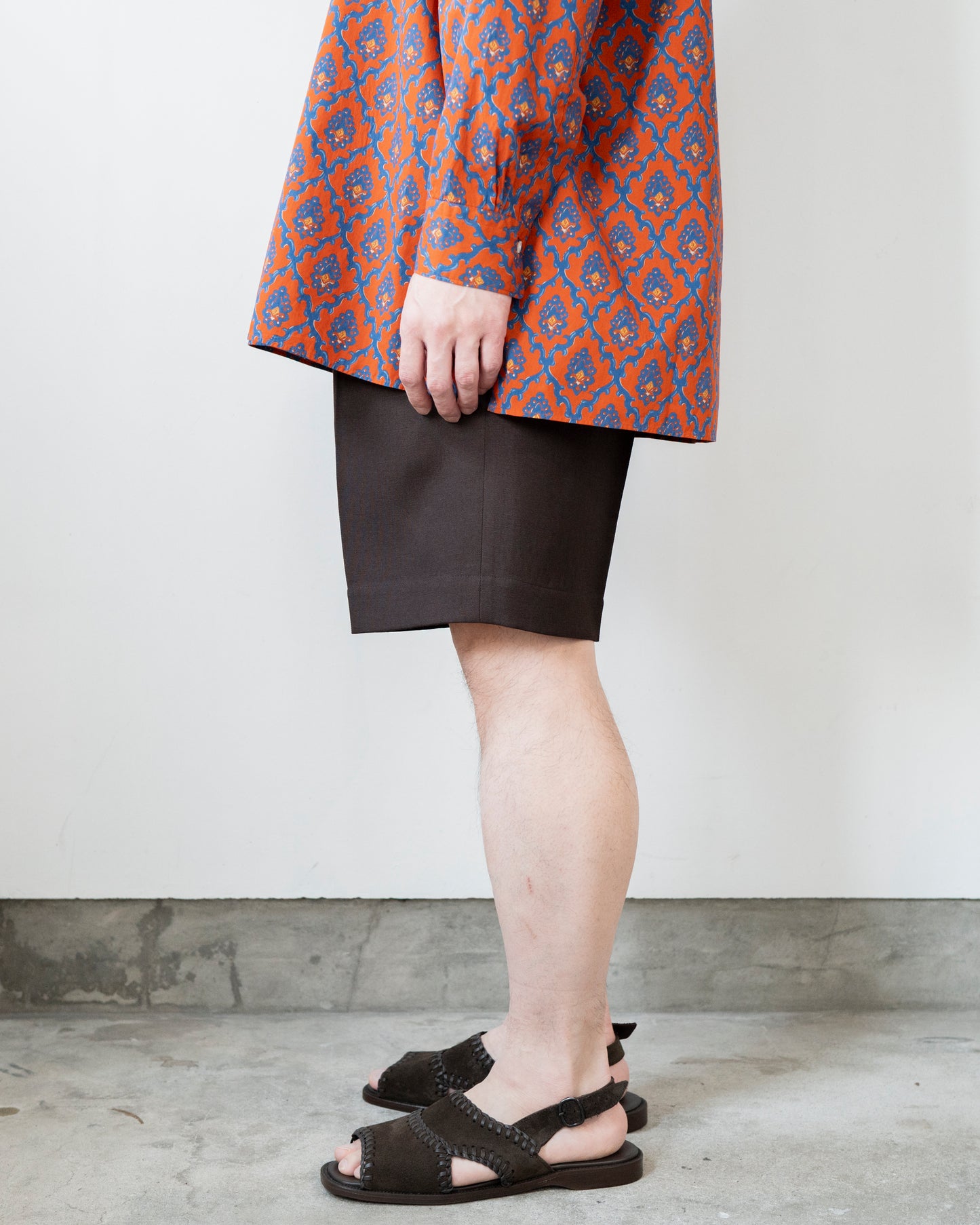 BILL WOOL LINEN SHORT PANTS