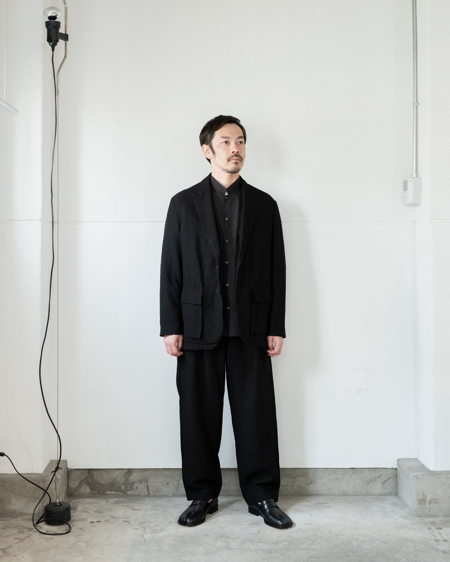 ROUGH LINEN CANVAS 2B JACKET