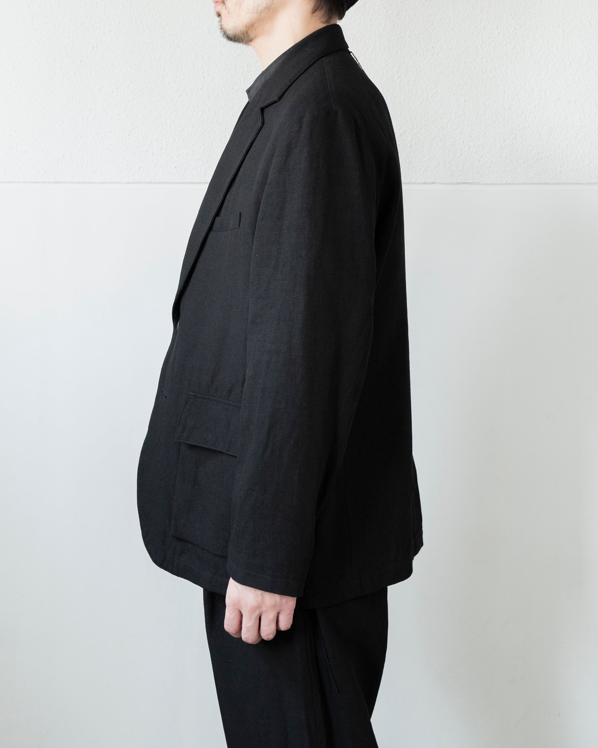 ROUGH LINEN CANVAS 2B JACKET – STORE N