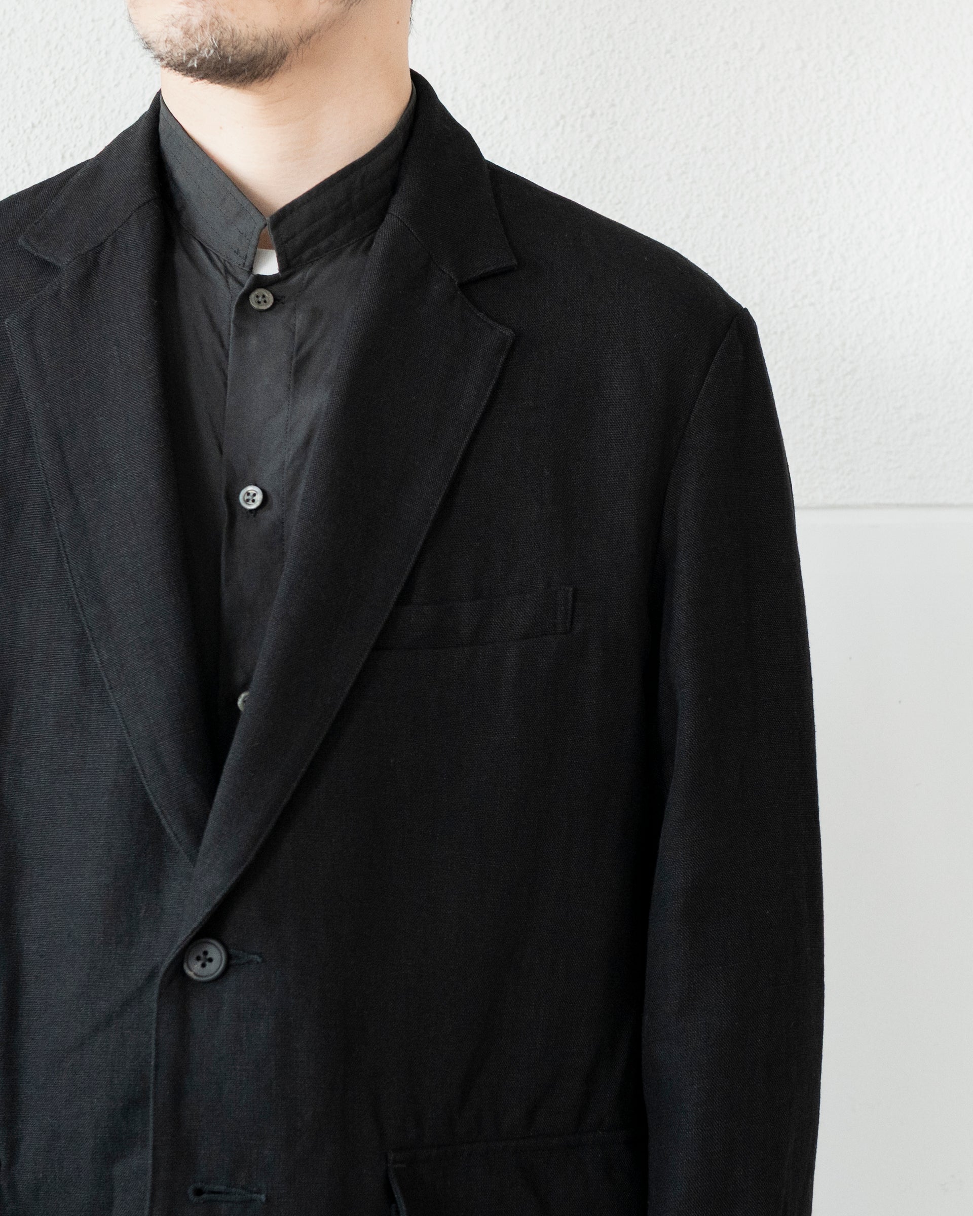 ROUGH LINEN CANVAS 2B JACKET – STORE N
