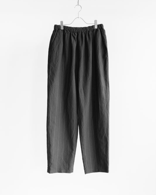 COPPER EASY LINEN STRIPE TROUSERS