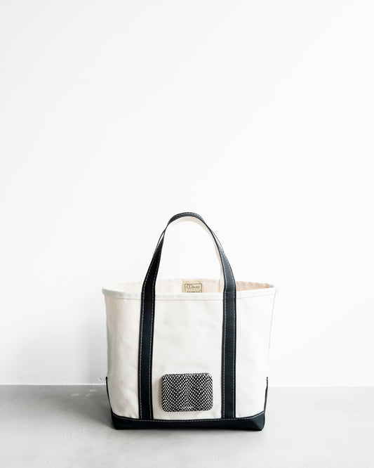 L.L. BEAN TOTE BAG / LIZARD LEATHER CARDCASE