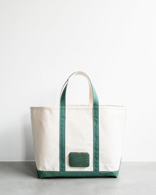 L.L. BEAN TOTE BAG / CROCO LEATHER CARDCASE