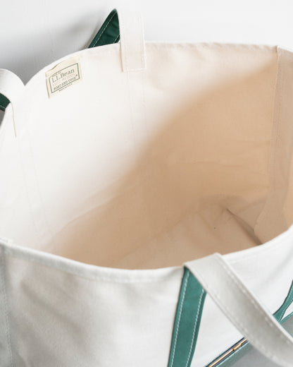 L.L. BEAN TOTE BAG / CROCO LEATHER CARDCASE