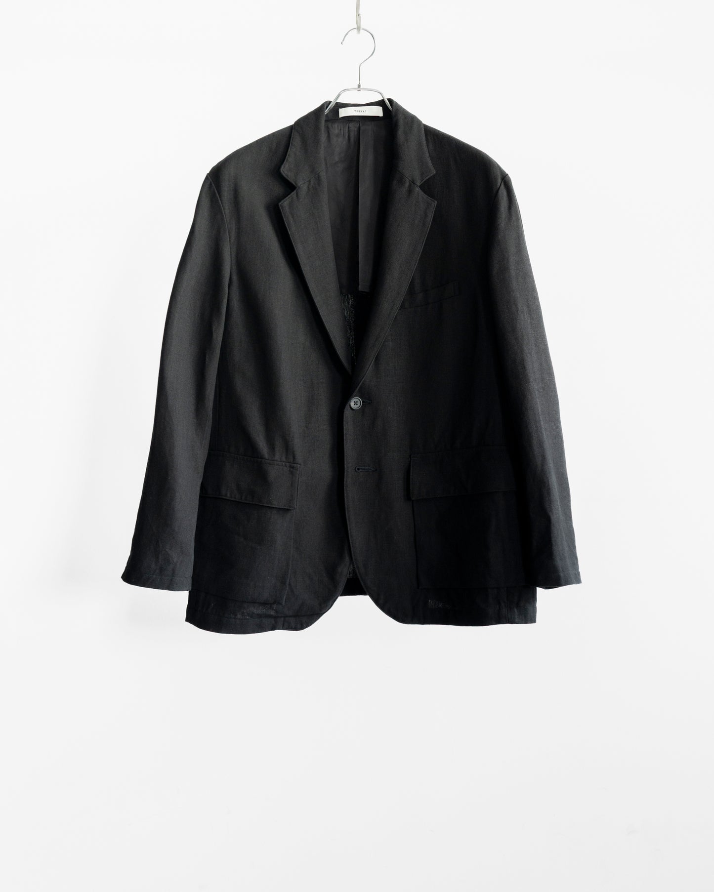 ROUGH LINEN CANVAS 2B JACKET