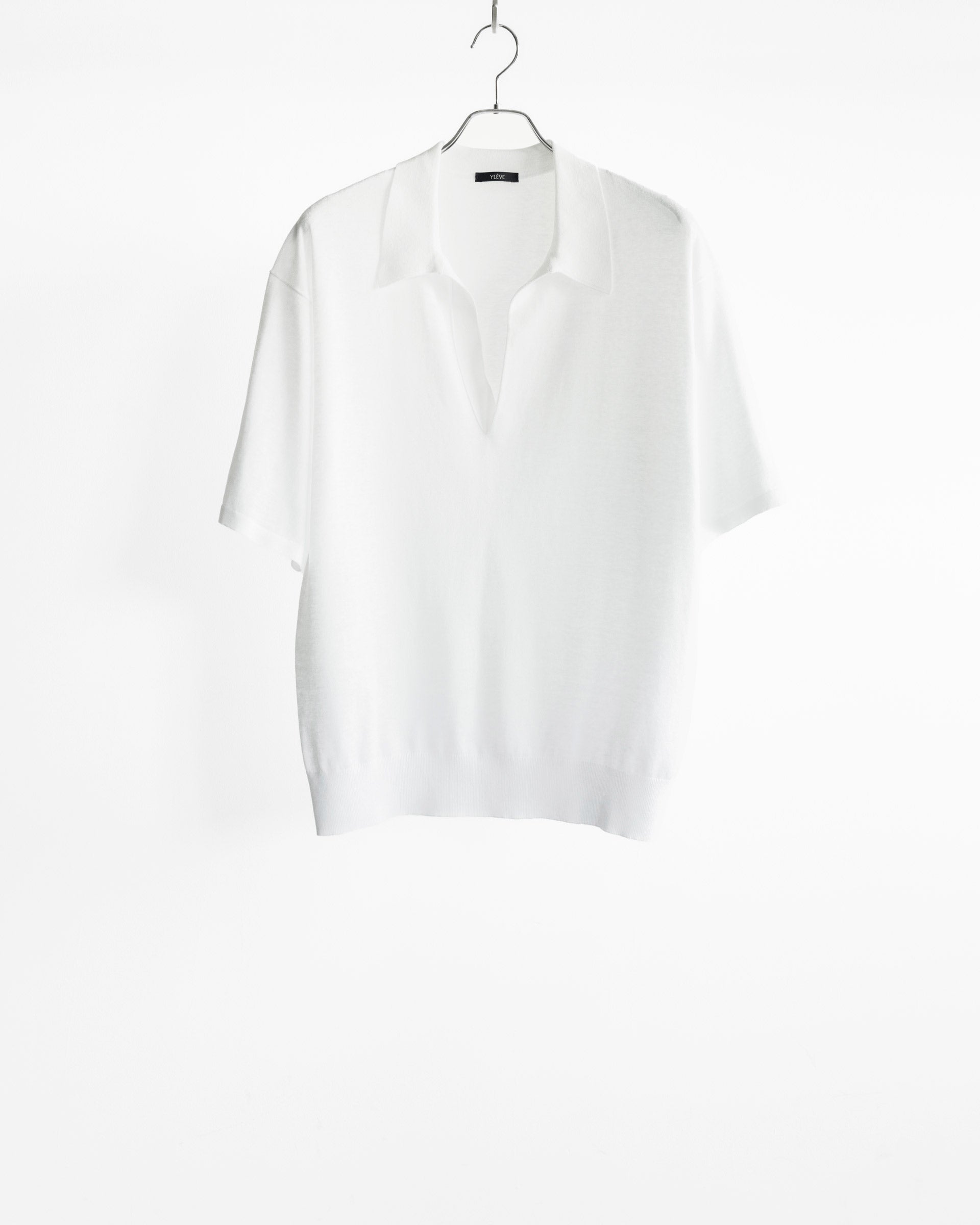 COTTON LINEN KNIT SKIPPER POLO – STORE N