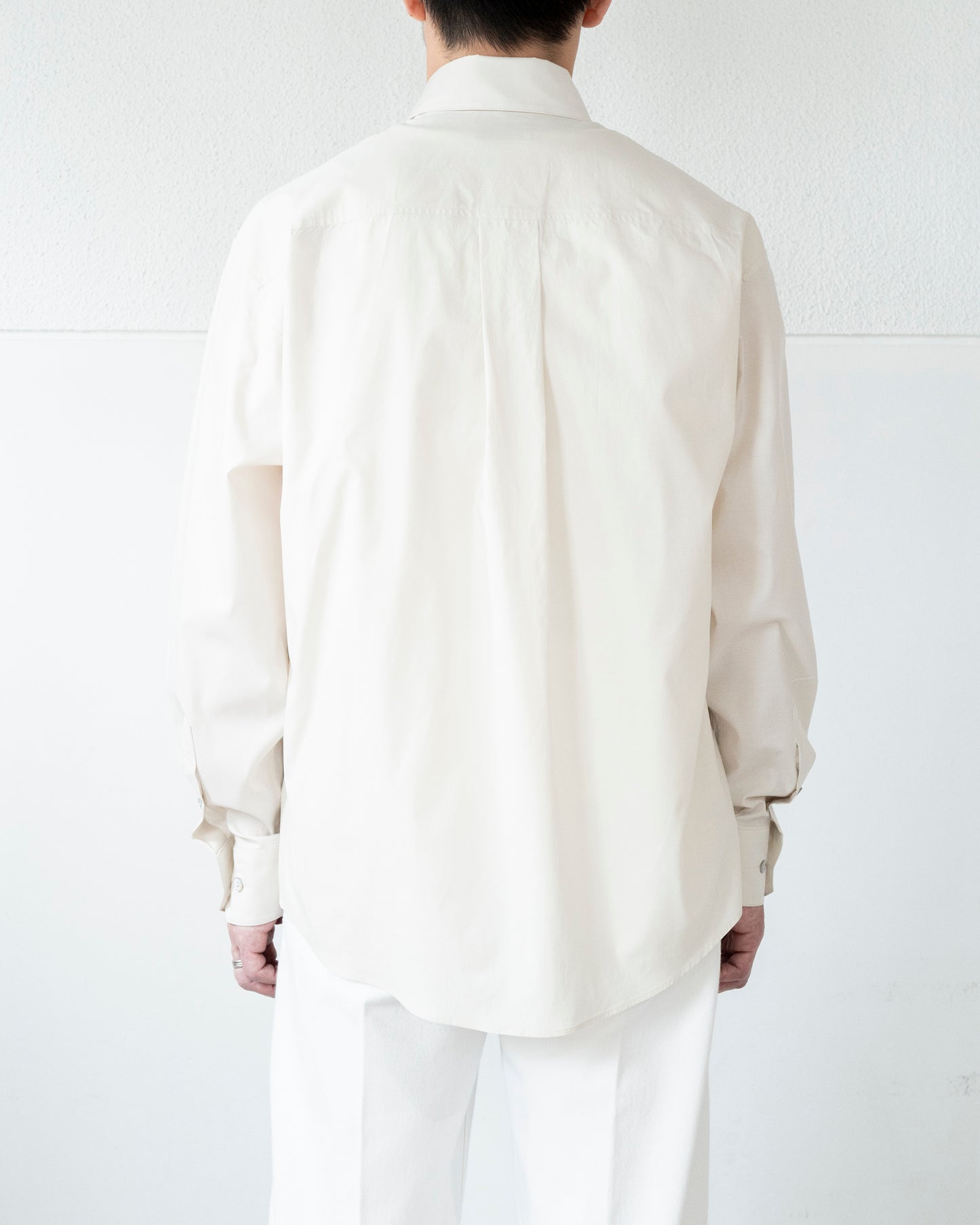 REGULAR SHIRT IN WASHED COTTON SILK