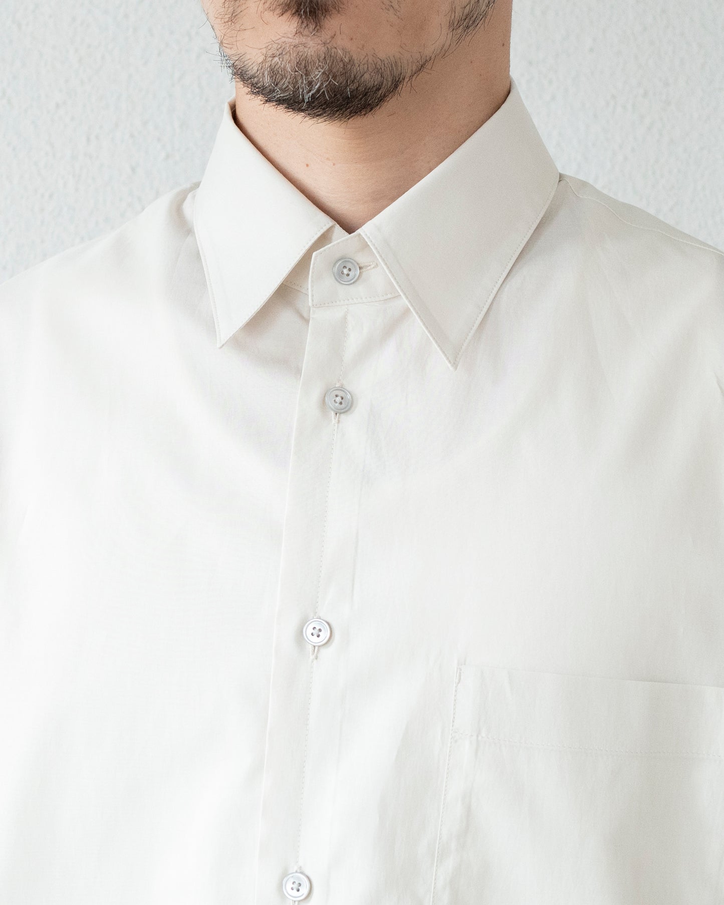 REGULAR SHIRT IN WASHED COTTON SILK