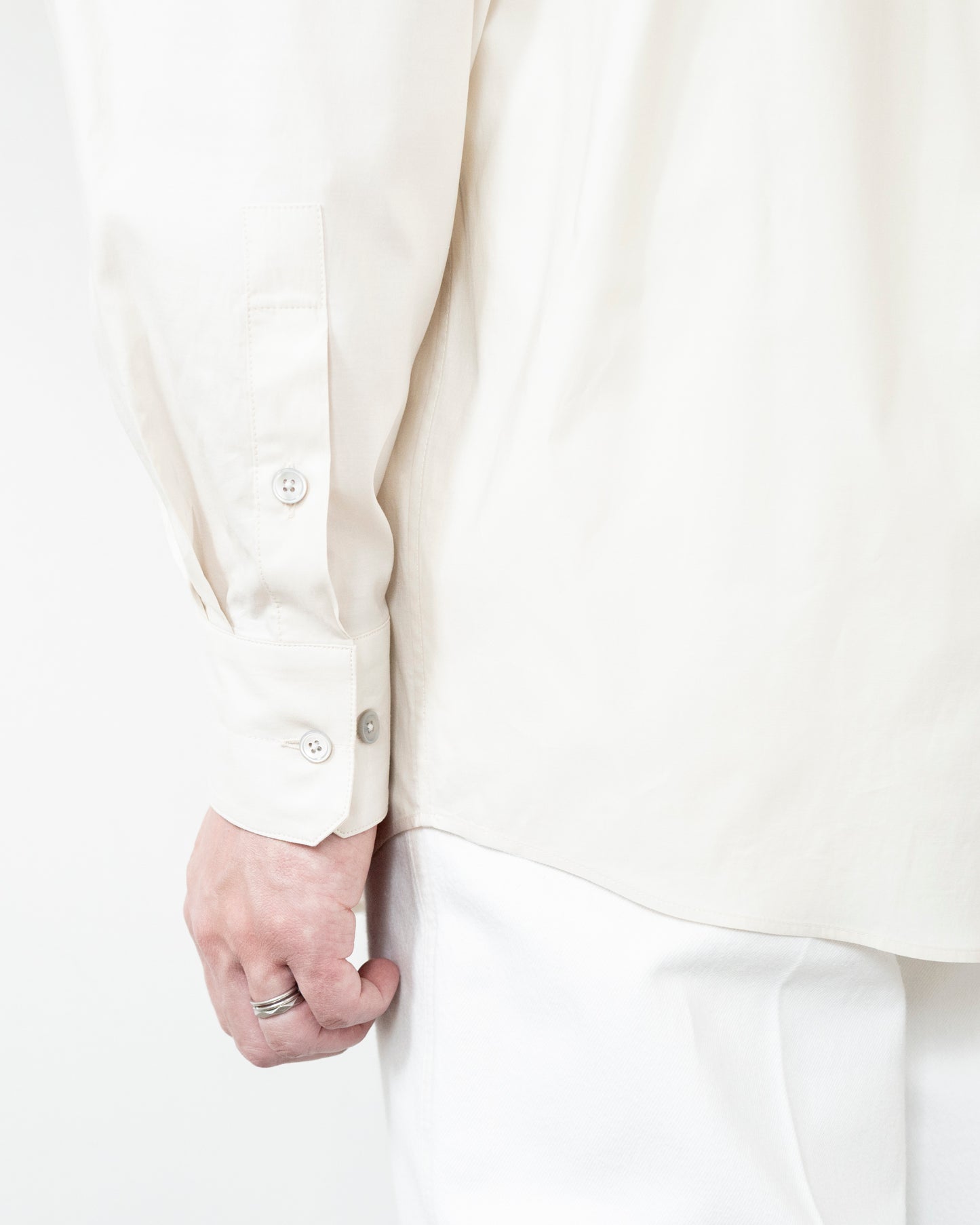 REGULAR SHIRT IN WASHED COTTON SILK
