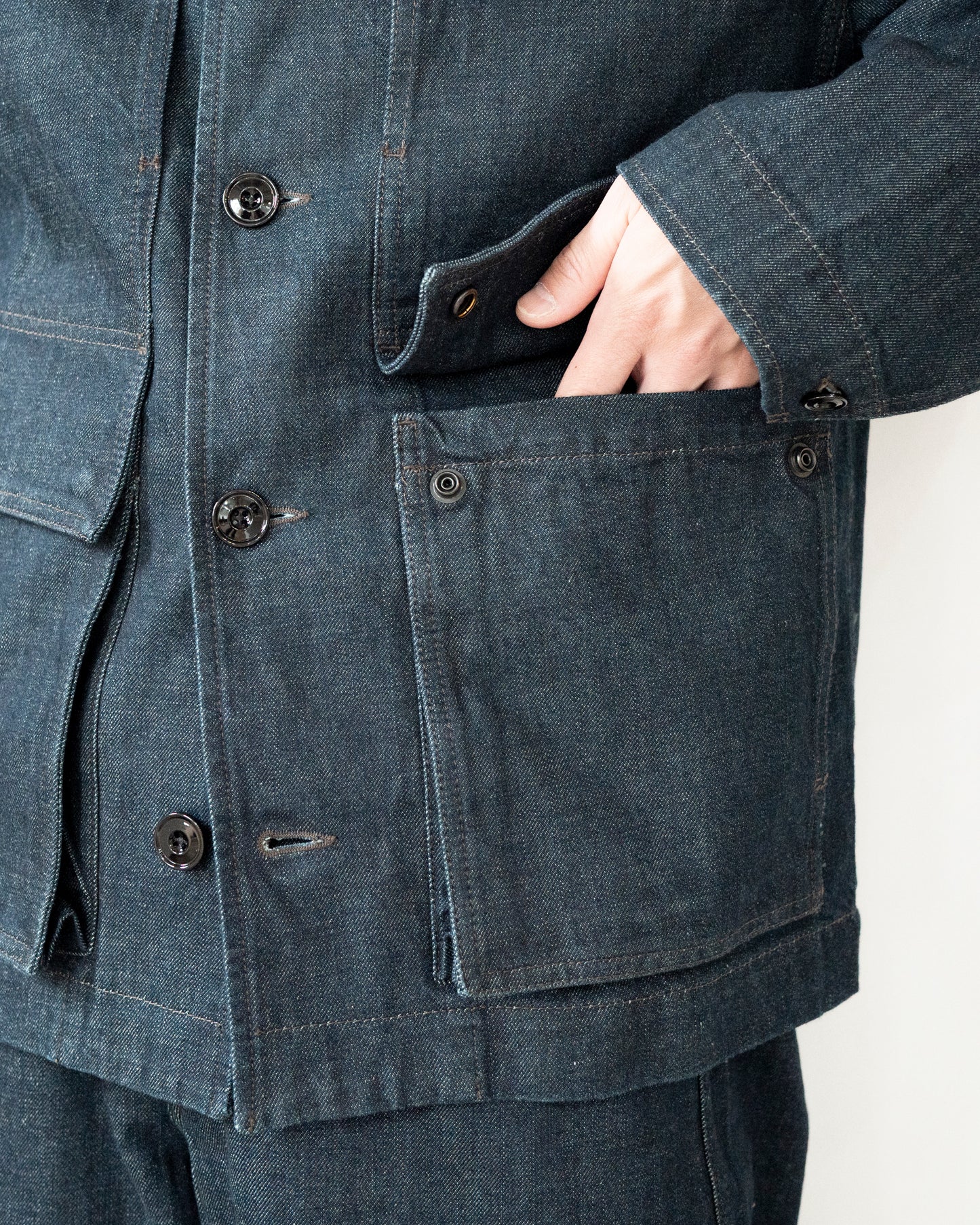 BOXY JACKET IN DENIM