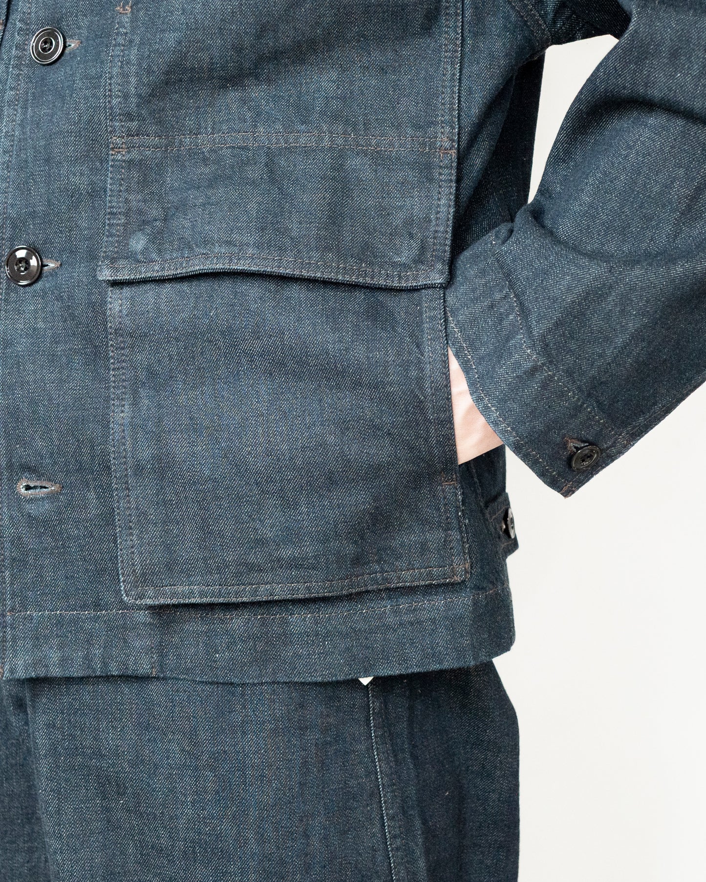 BOXY JACKET IN DENIM