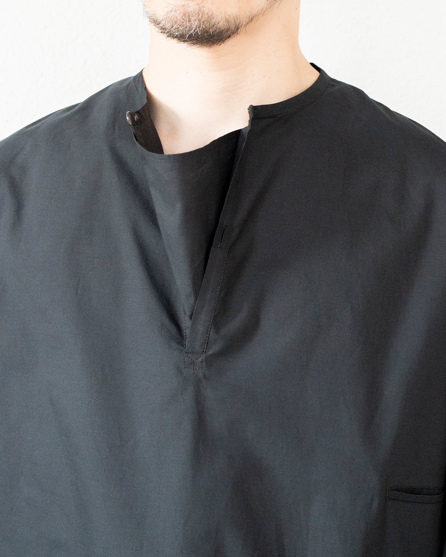 VAREUSE TOP IN WASHED COTTON SILK