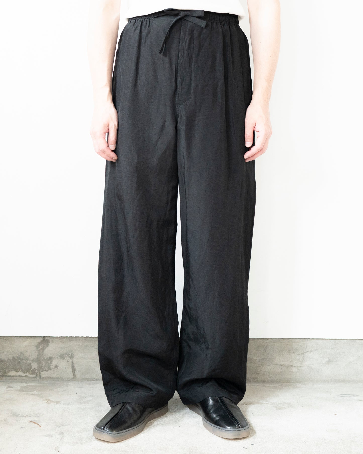 PYJAMA PANTS IN LINEN VISCOSE