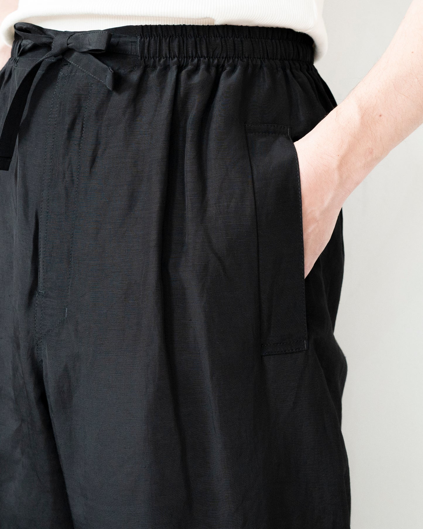 PYJAMA PANTS IN LINEN VISCOSE