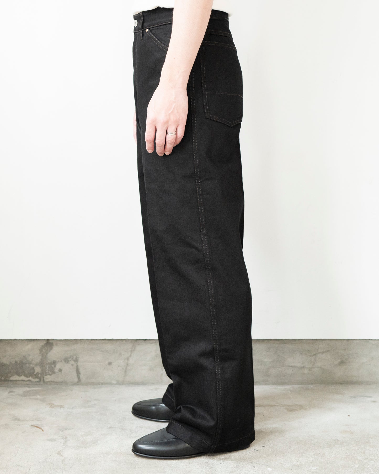 WIDE PANTS IN DENIM