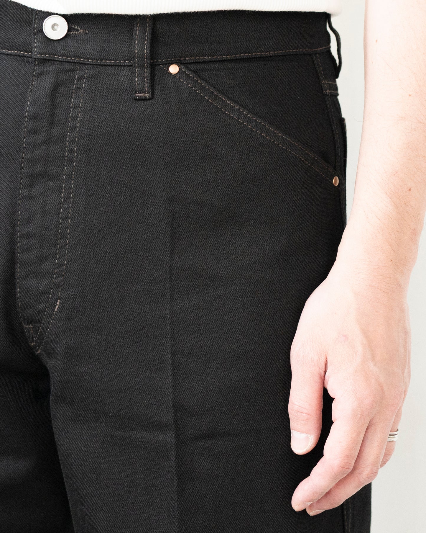 WIDE PANTS IN DENIM
