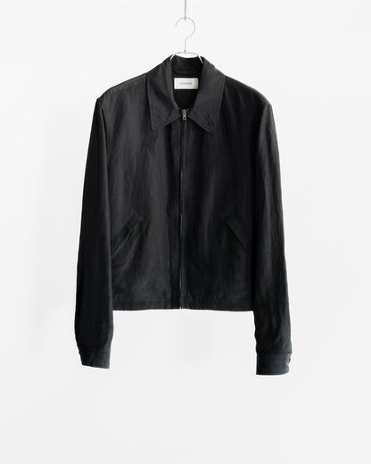SHORT BLOUSON IN LINEN VISCOSE