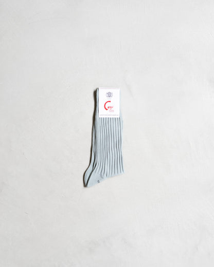 COTTON NYLON RIBBED SOCKS