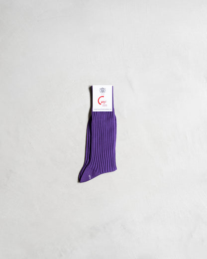 COTTON NYLON RIBBED SOCKS