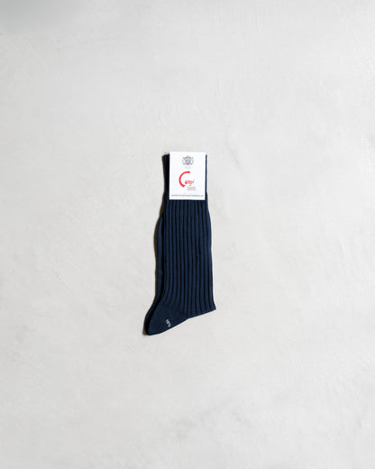 COTTON NYLON RIBBED SOCKS