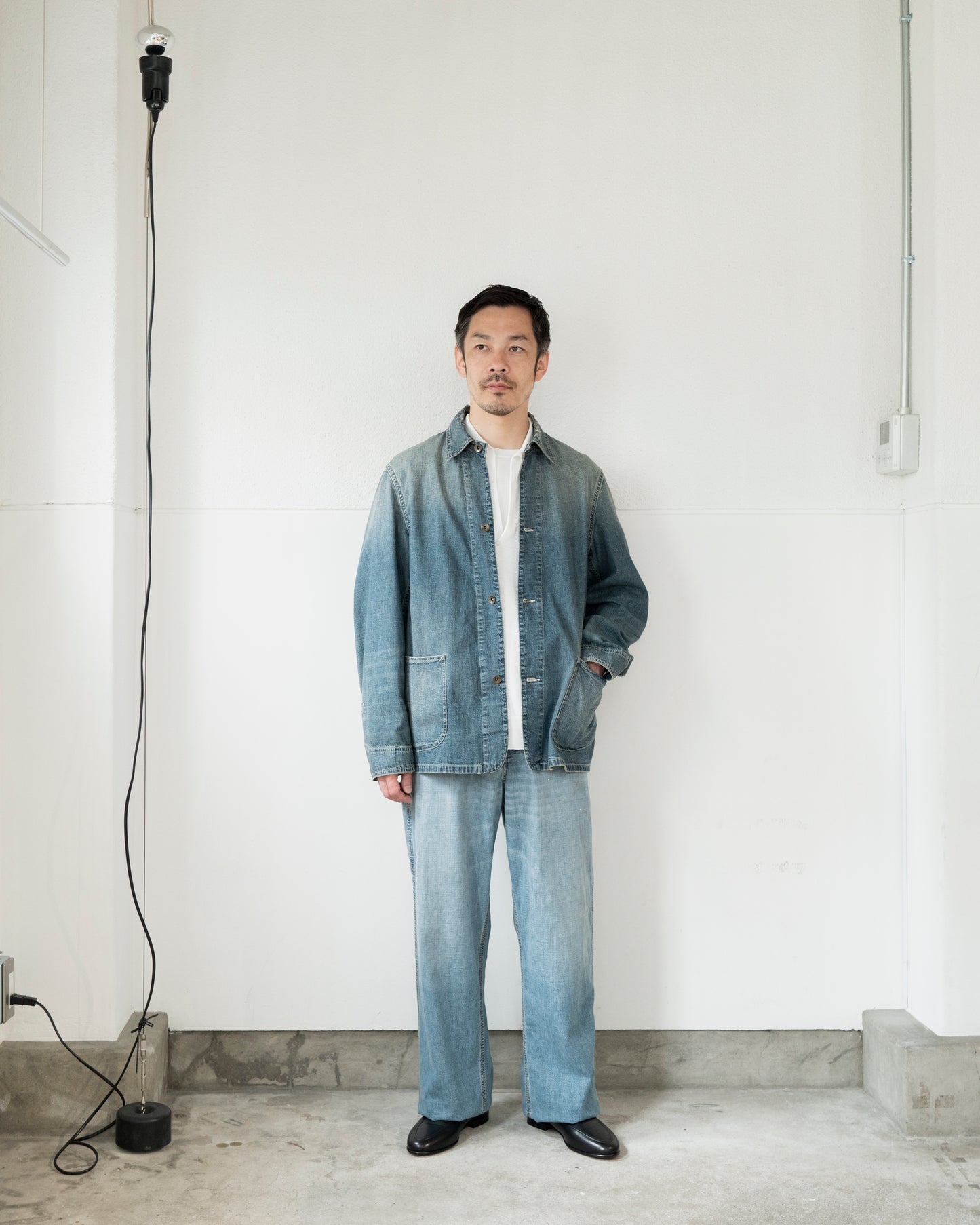 DENIM CABAN JACKET
