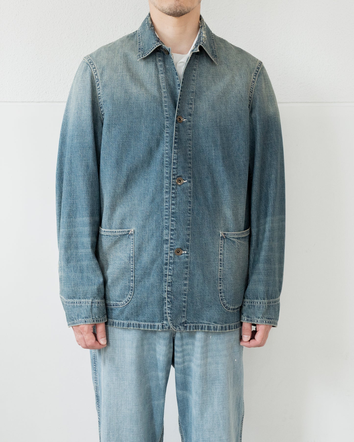DENIM CABAN JACKET