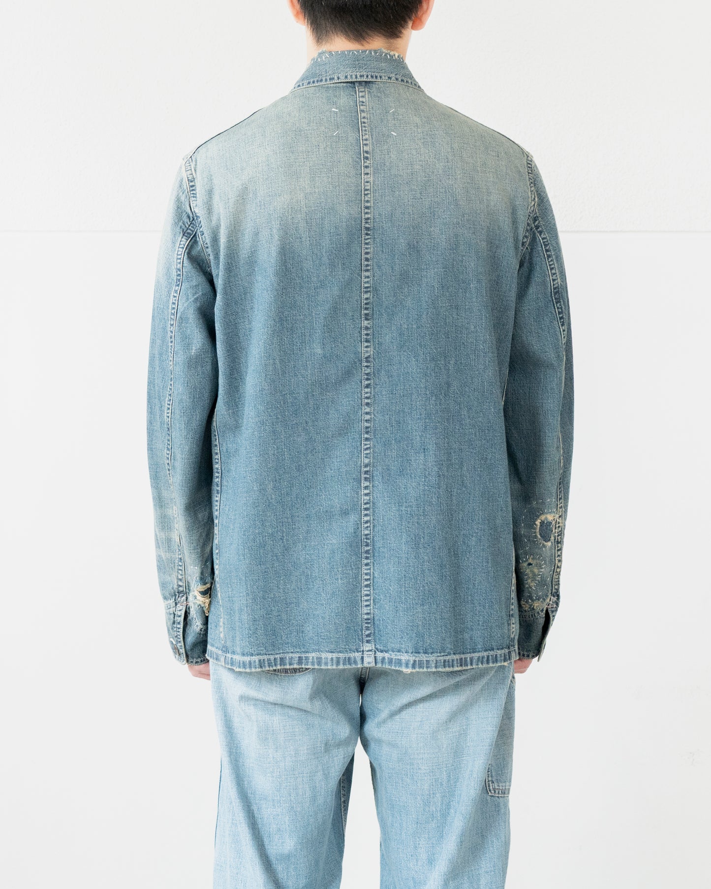 DENIM CABAN JACKET