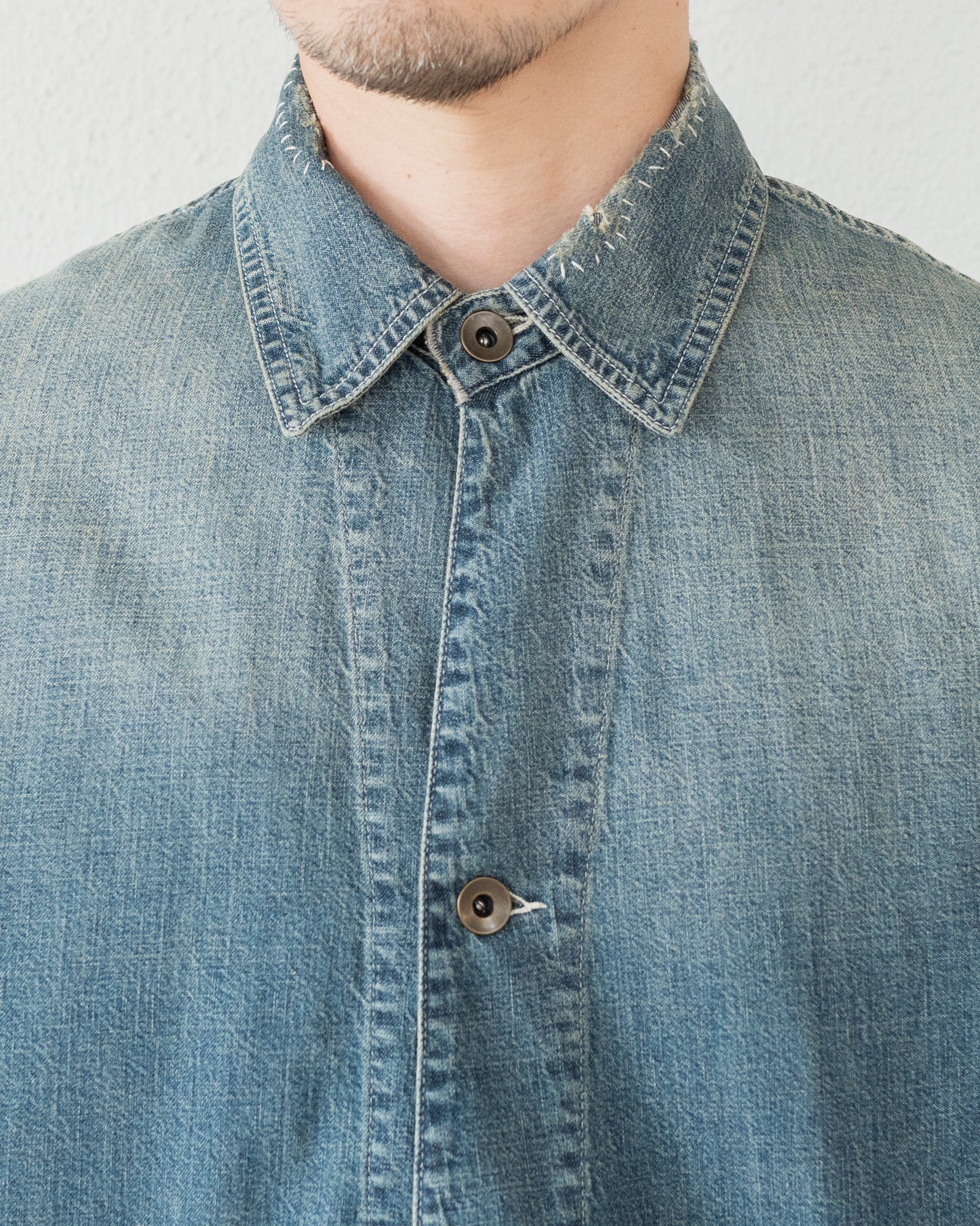 DENIM CABAN JACKET