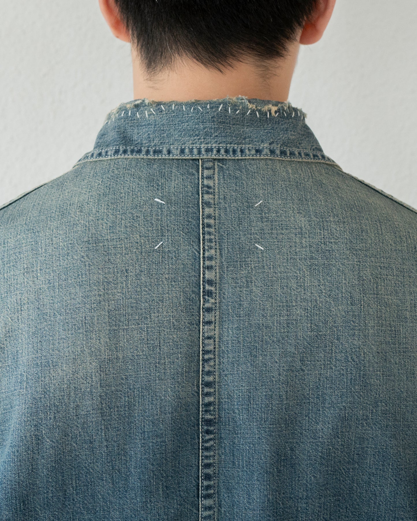 DENIM CABAN JACKET