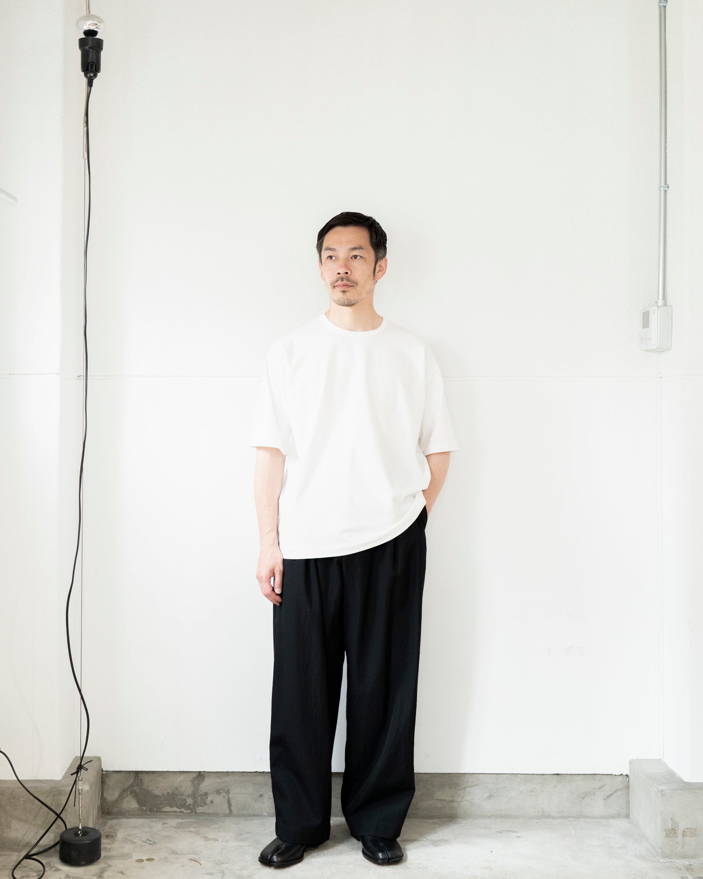 DRY COTTON JERSEY CREW NECK T-SHIRT