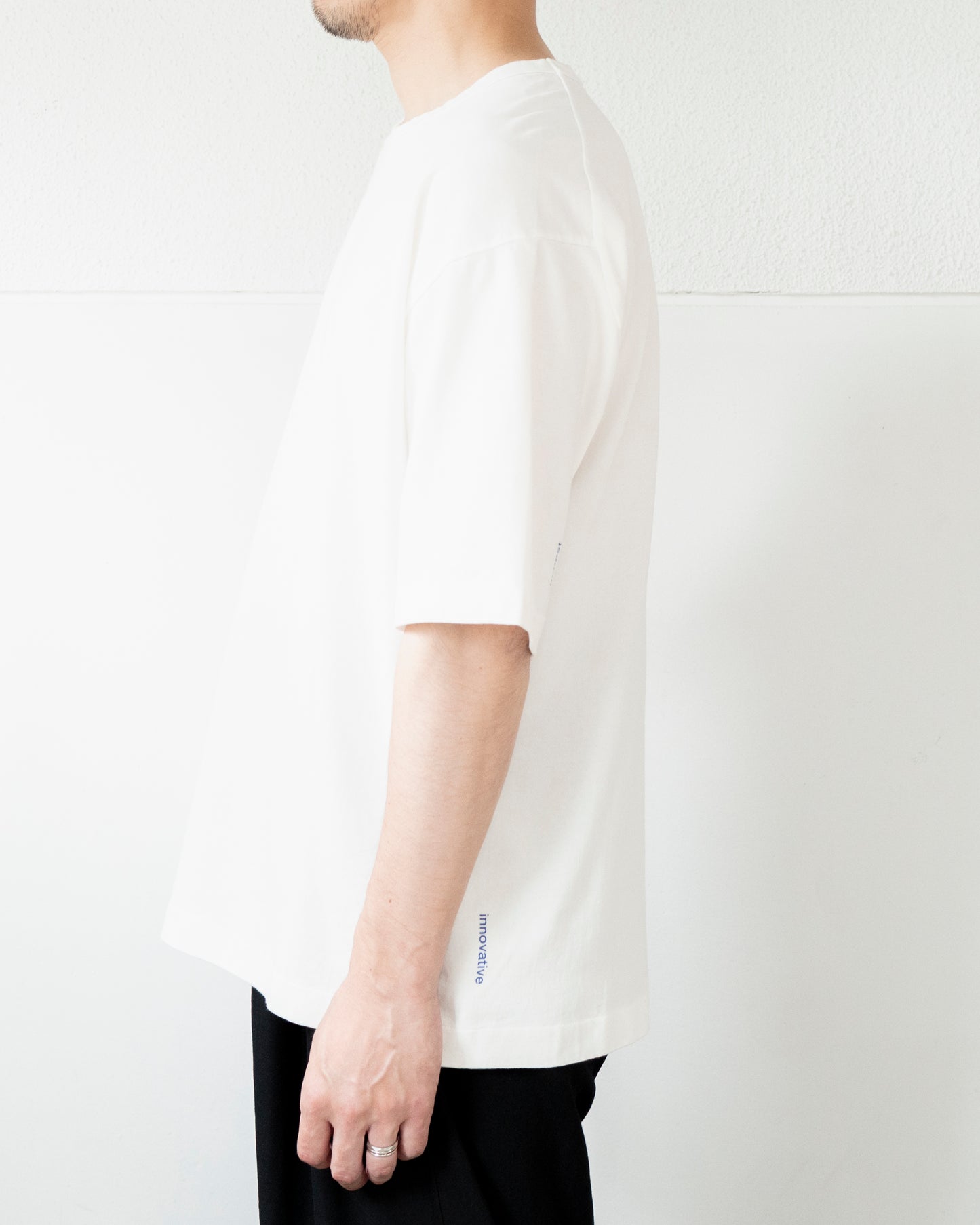 DRY COTTON JERSEY CREW NECK T-SHIRT