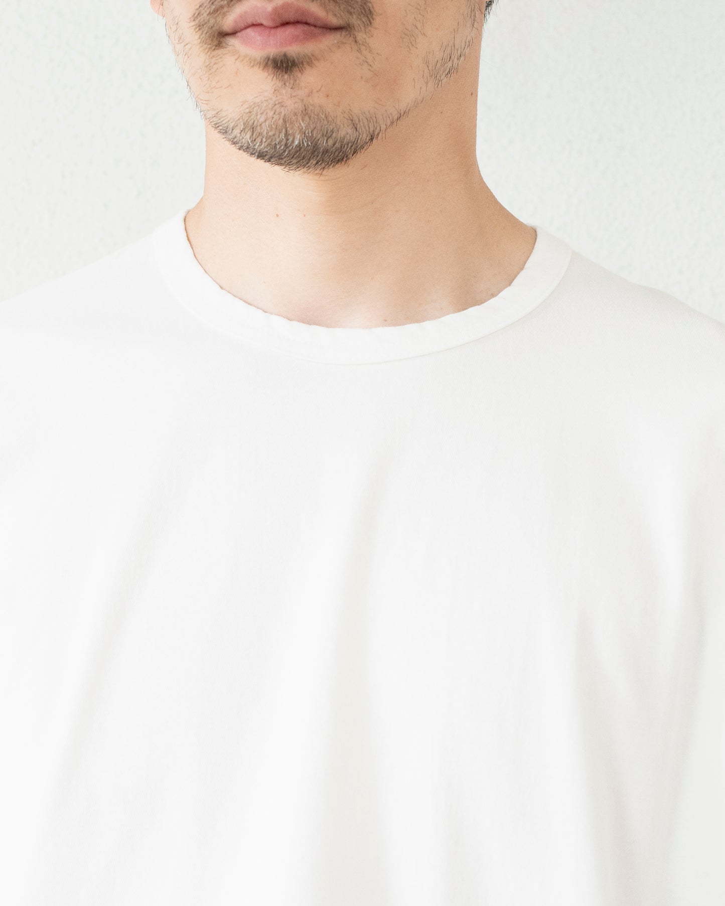 DRY COTTON JERSEY CREW NECK T-SHIRT