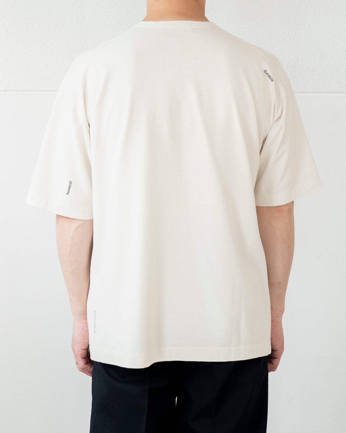 DRY COTTON JERSEY CREW NECK T-SHIRT