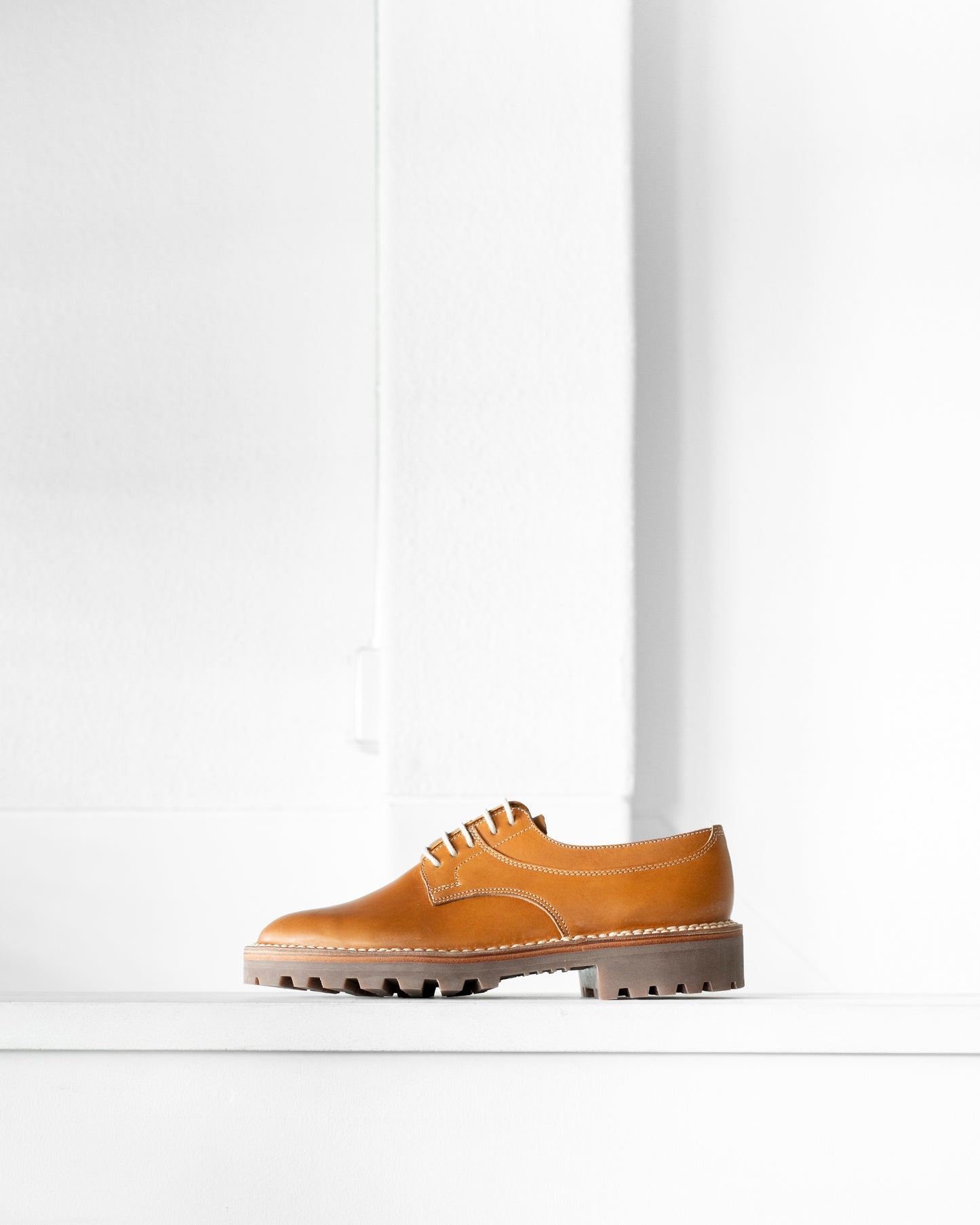 LEATHER DERBY SHOES
