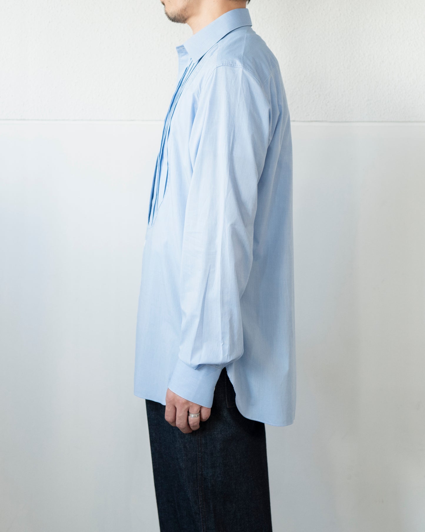 PLEATED BUNNY SHIRT