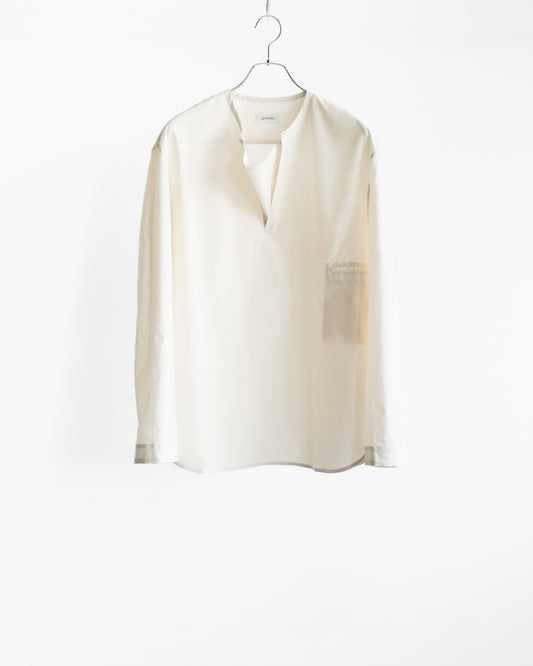 VAREUSE TOP IN WASHED COTTON SILK