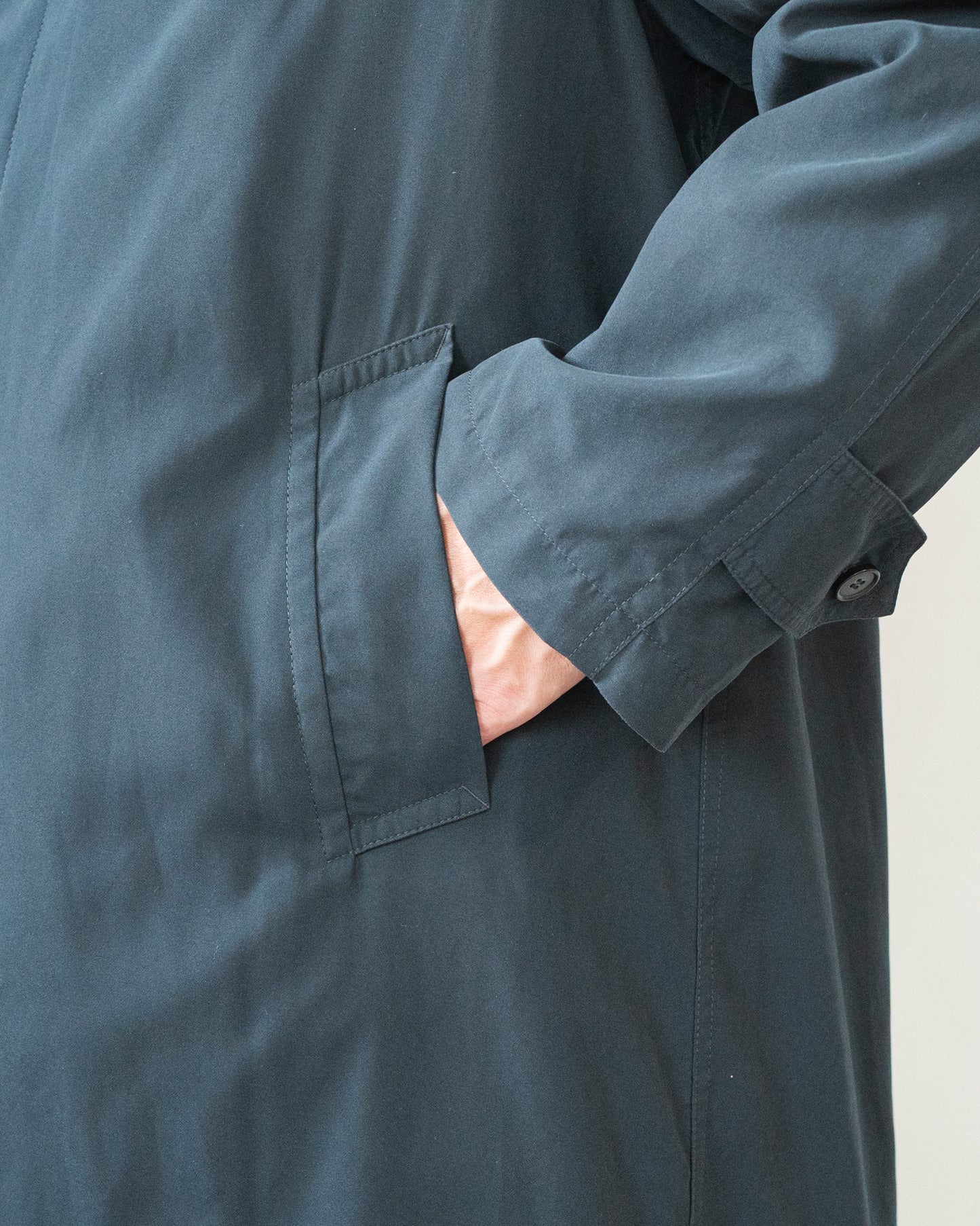 PEACHED TRENCH COAT