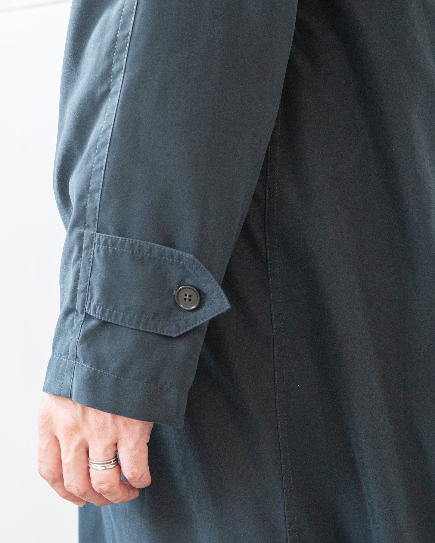 PEACHED TRENCH COAT