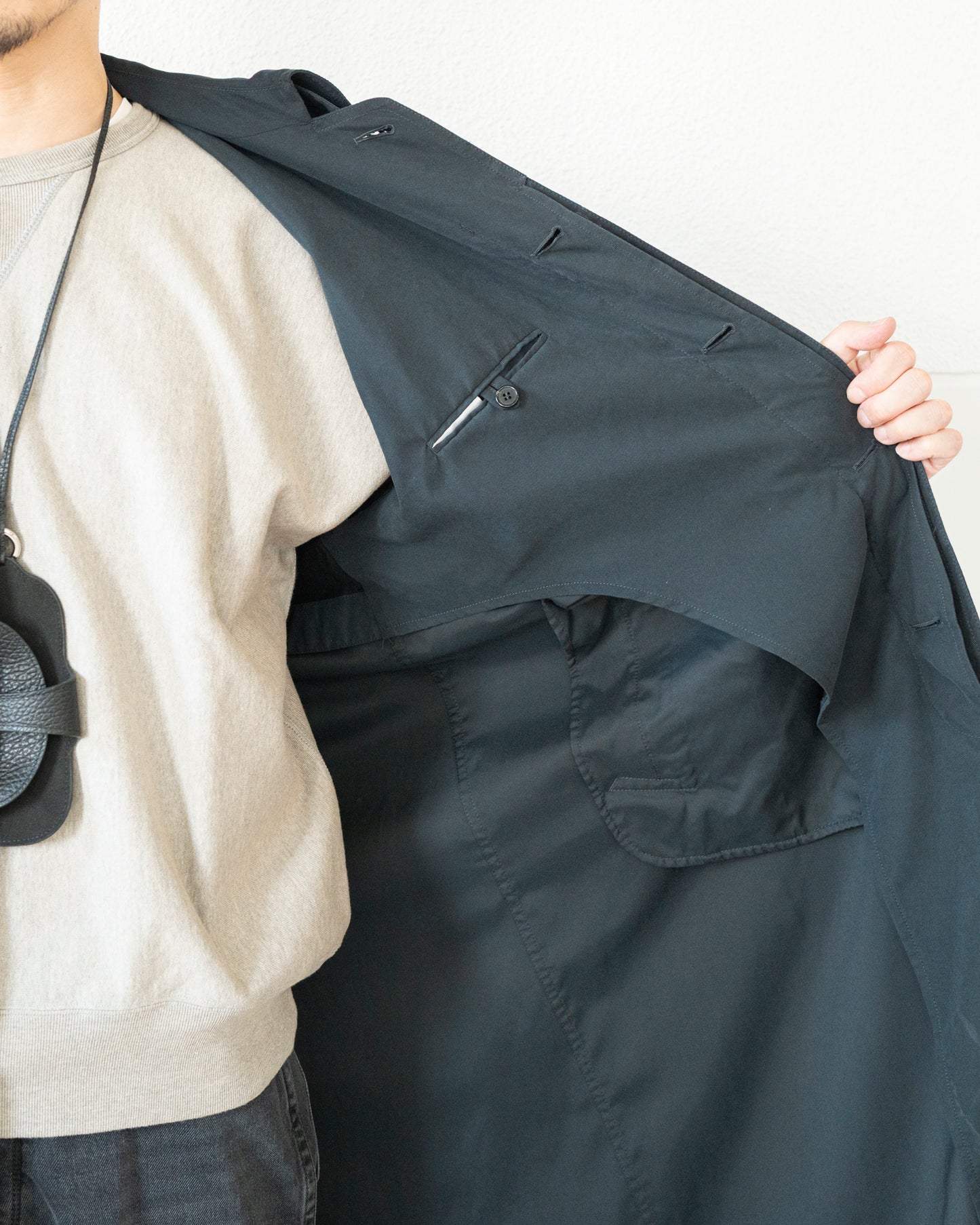PEACHED TRENCH COAT