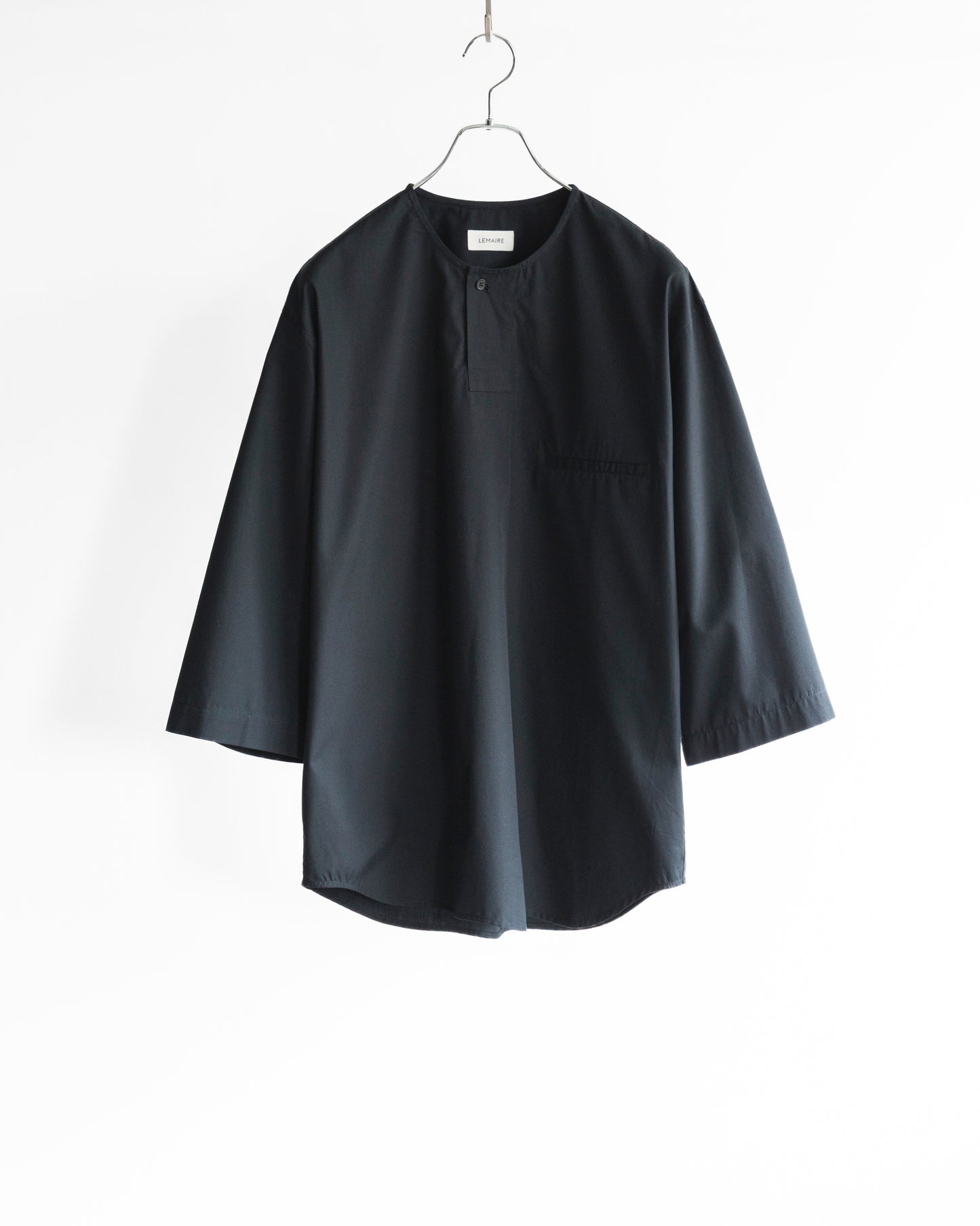 SHORT SLEEVE HENLEY TOP