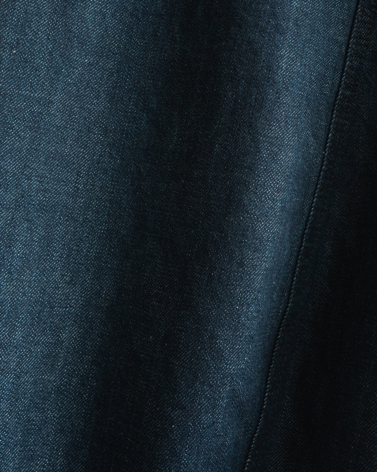 TWISTED BELTED PANTS IN DENIM