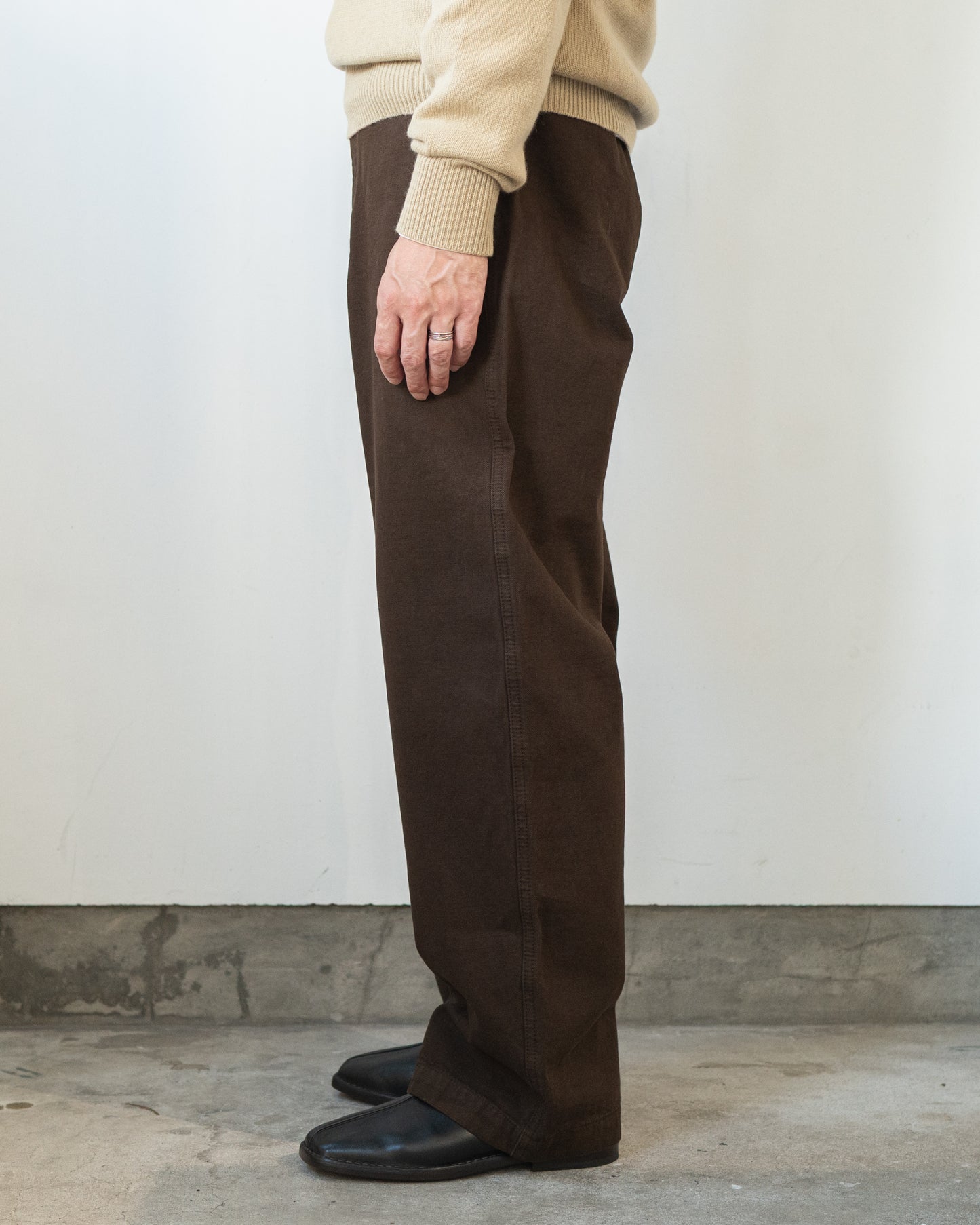 MAXI WORKWEAR PANTS IN HEAVY GARMENT-DYED BROKEN TWILL