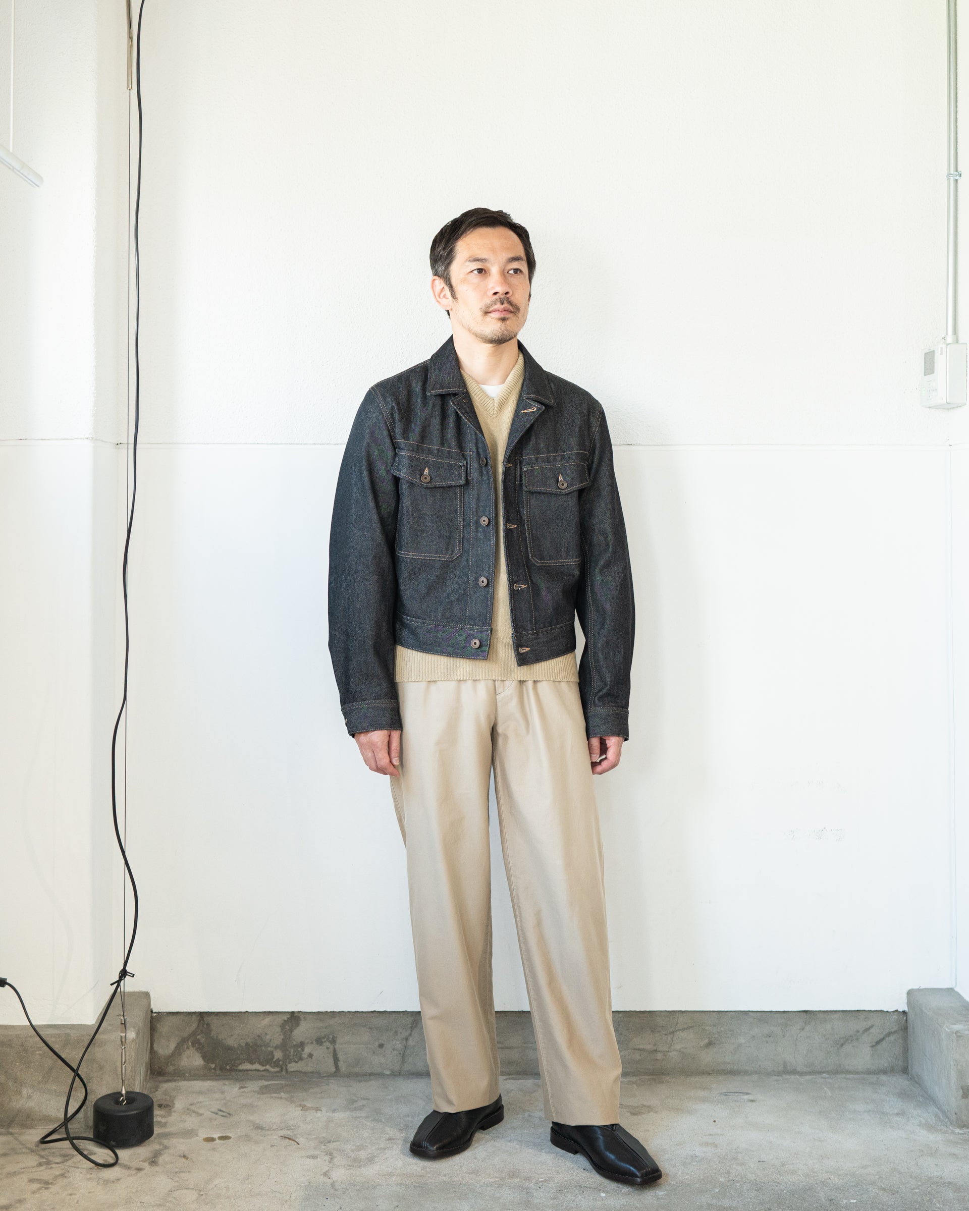 LEMAIRE / ルメールTRUCKER JACKET IN SLATE DENIM / STORE N