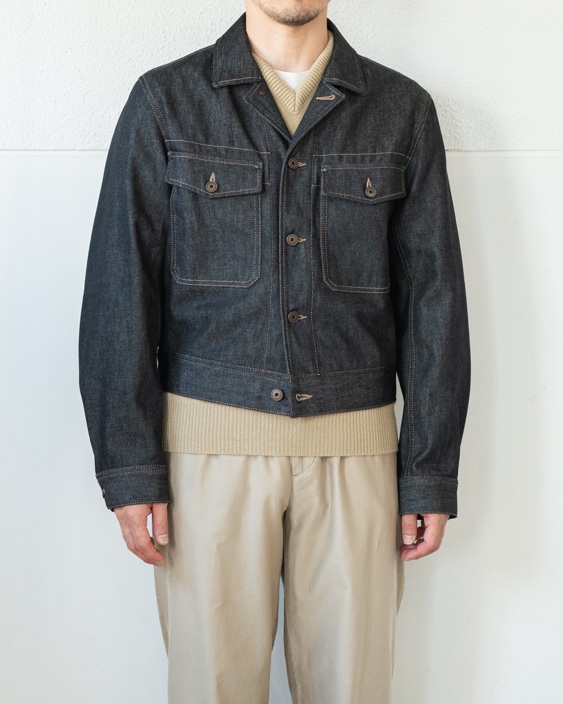 LEMAIRE / ルメールTRUCKER JACKET IN SLATE DENIM / STORE N